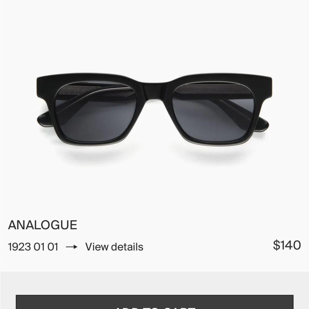 Black Rectangular Sunglasses with Matte Frame